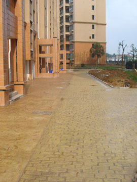 岳陽濱水新境界壓磨地坪