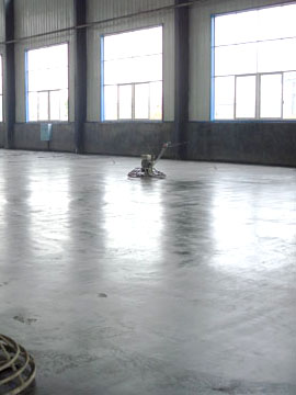 君山永金電磁鐵廠生產(chǎn)車間地面